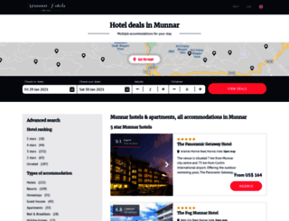 munnarhotels24.com screenshot