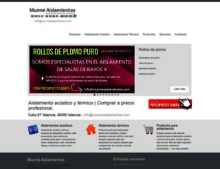 munneaislamientos.com screenshot