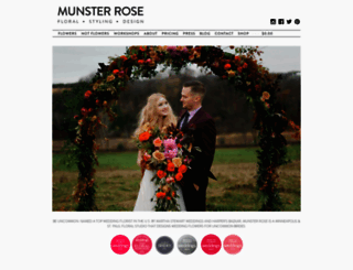 munsterrose.com screenshot
