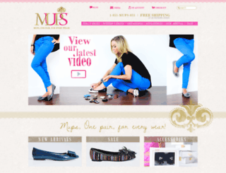 mupsshoes.com screenshot