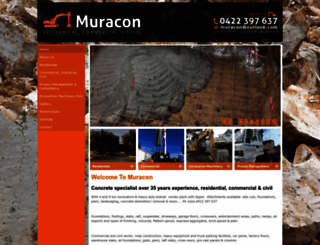 muracon.com.au screenshot