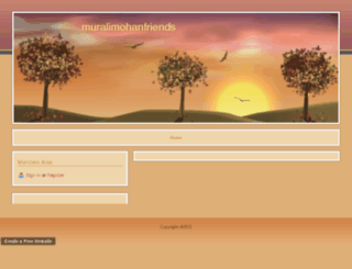muralimohanfriends.webs.com screenshot