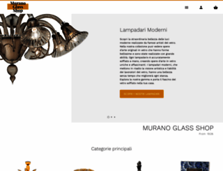 muranoglass-shop.it screenshot