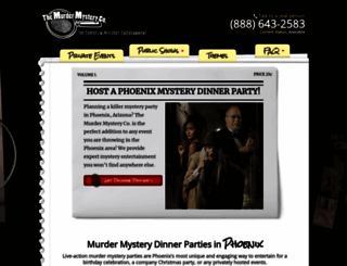 murdermysterydinnerphoenix.com screenshot