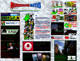 murderousmaths.co.uk screenshot