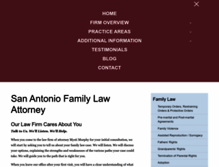 murphyfamilyattorney.com screenshot