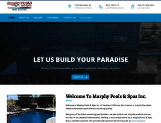 murphypoolsandspas.com screenshot
