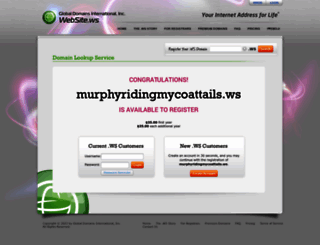 murphyridingmycoattails.ws screenshot