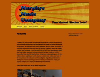 murphysmusiccompany.com screenshot
