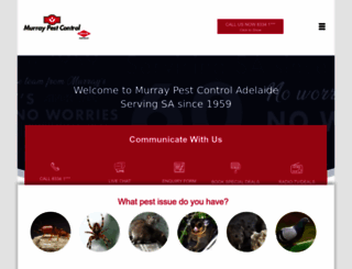 murraypestcontrol.com.au screenshot