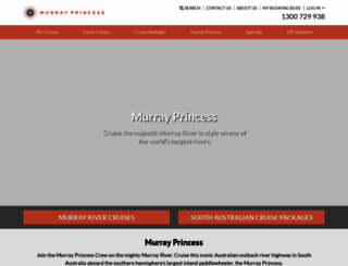 murrayprincess.com.au screenshot