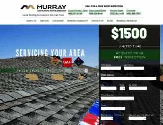 murrayroofing.com screenshot