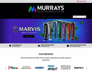 murrayshealthandbeauty.com screenshot
