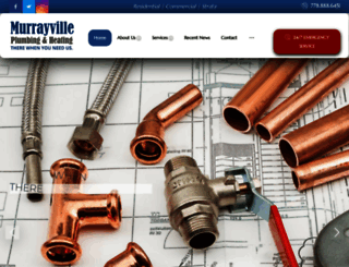 murrayvilleplumbing.com screenshot