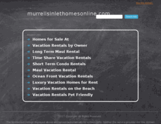 murrellsinlethomesonline.com screenshot