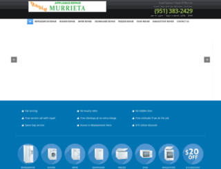 murrieta-appliancerepair.com screenshot