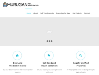 muruganrealestate.com screenshot
