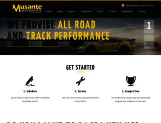 musantemotorsports.com screenshot