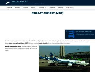 muscat-airport.com screenshot