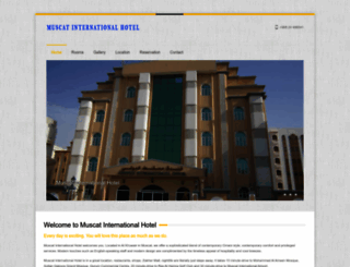 muscatinternationalhotel.com screenshot