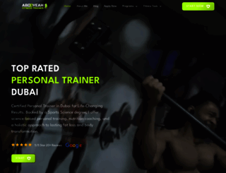 muscleandfitnesstrainer.com screenshot