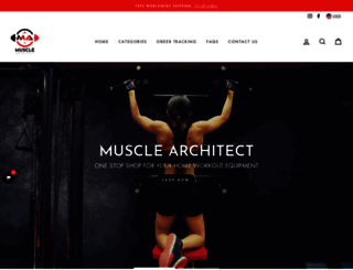 musclearchitect.myshopify.com screenshot