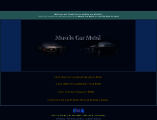 musclecarmetal.com screenshot