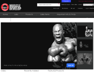 muscledevelop.com screenshot