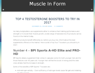 muscleinform.com screenshot