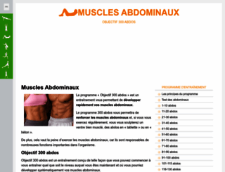 musclesabdominaux.com screenshot