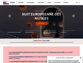 museeairespace.fr screenshot