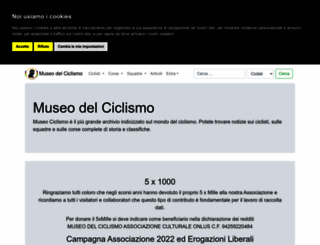 museociclismo.it screenshot