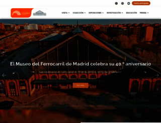 museodelferrocarril.org screenshot