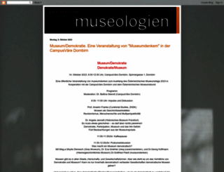 museologien.blogspot.com screenshot