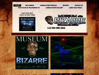 museumbizarre.com screenshot