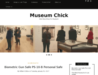 museumchick.com screenshot