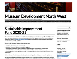 museumdevelopmentnorthwest.wordpress.com screenshot