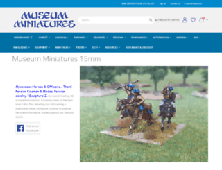 museumminiatures.co.uk screenshot