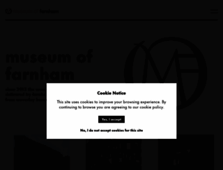 museumoffarnham.com screenshot