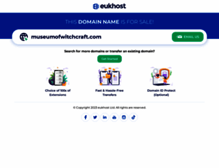 museumofwitchcraft.com screenshot