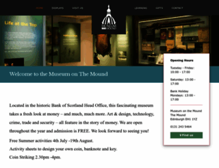 museumonthemound.com screenshot
