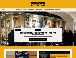 museumrotterdam.nl screenshot