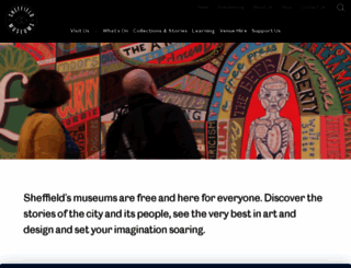 museums-sheffield.org.uk screenshot