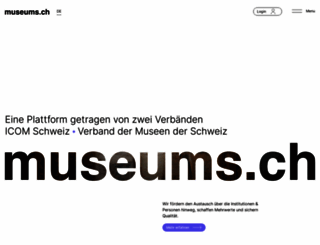 museums.ch screenshot