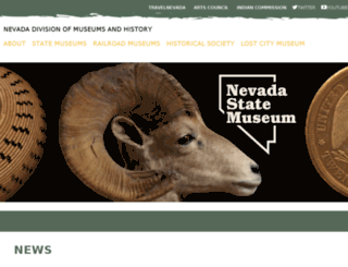 museums.nevadaculture.org screenshot