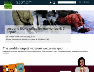 museumspass.com screenshot