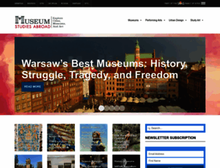 museumstudiesabroad.org screenshot