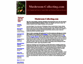 mushroom-collecting.com screenshot