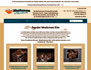 mushroomadventures.com screenshot