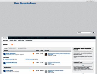 music-electronics-forum.com screenshot